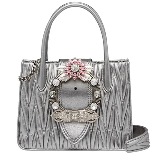 MiuMiu 2019 Lady Tote Shoulder Cross Bag,23cm - 미우… - 1