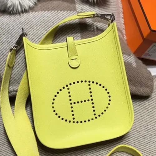 Hermes Evelyne Epsom Leather Mini Shoulder Bag,17c… - 1