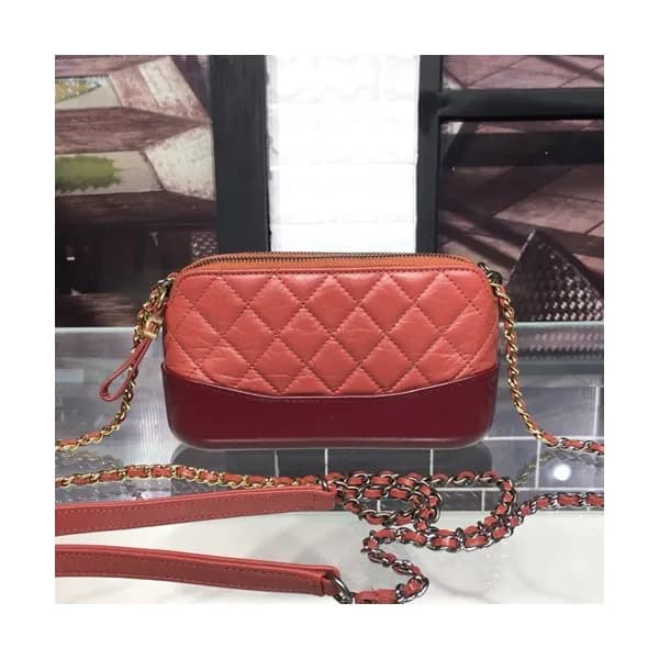 Chanel Women Gabrielle Leather Chain Shoulder Bag … - 1