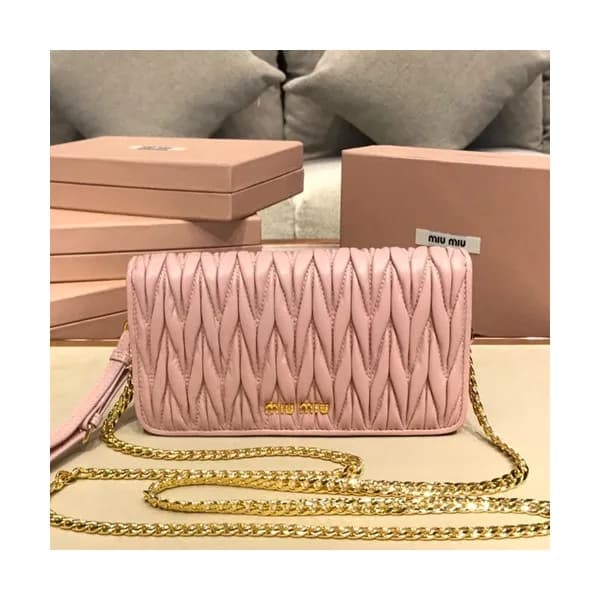 MiuMiu 2019 Matelasse Chain Shoulder Cross Bag /… - 1
