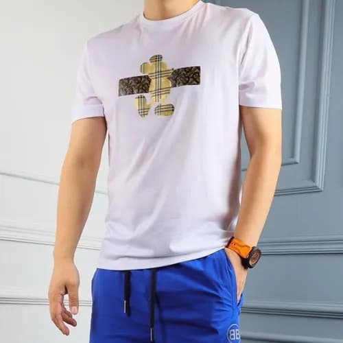 Burberry 2019 Mens Logo Polo Cotton Short Sleeved … - 1