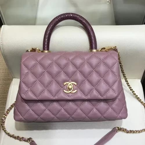 Chanel 2019 Coco Chain Handle Shoulder Bag,23/28CM… - 1