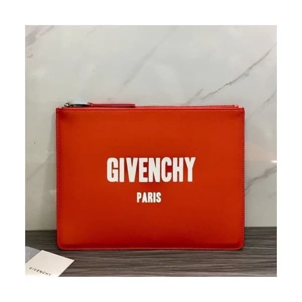 Givenchy 2019 Leather Clutch Bag,30cm - 지방시 2019 레… - 1