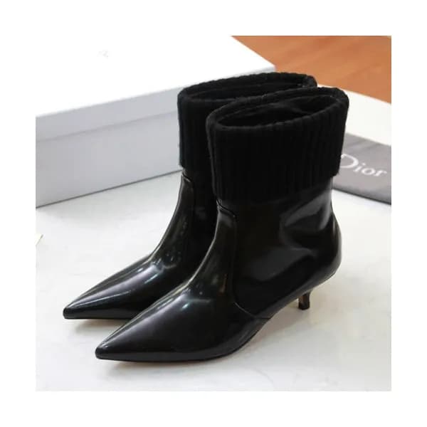 Dior 2019 Ladies Leather Middle Heel Boots - 디올 20… - 1