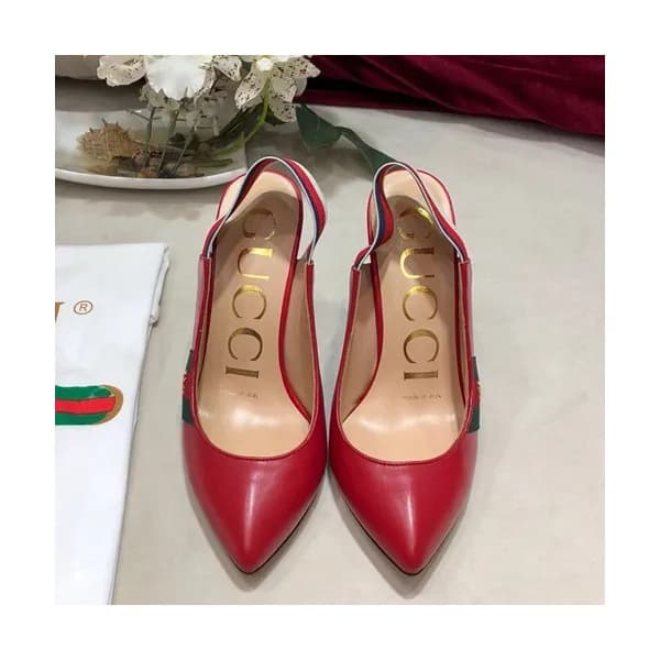 Gucci 2019 Ladies Leather High Heel Slingback - 구찌… - 1