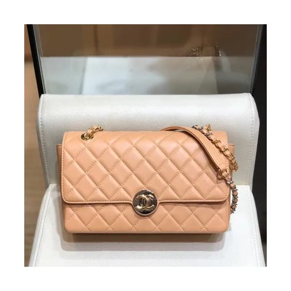 Chanel 2019 Women Large Chain Shoulder Cross Bag,2… - 1