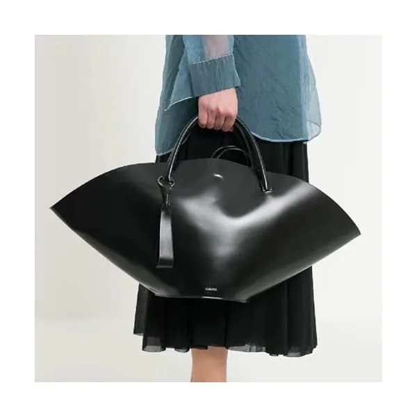 Jil Sander 2019 Sombrero Leather Large Tote Bag,67… - 1
