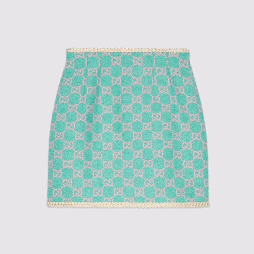 Gucci 2019 Womens Modern Trendy Tweed Skirt - 구찌 2… - 1