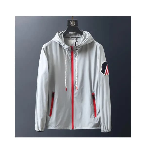 Moncler 2019 Mens Patch Logo Casual Windproof Jack… - 1