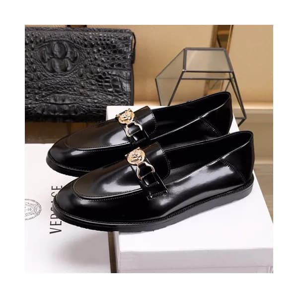 Versace 2020 Mens Leather Loafer - 베르사체 2020 남성용 … - 1