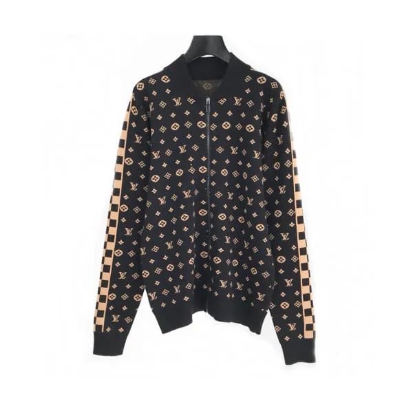 [루이비통]Louis vuitton 2020 Mens Logo Zip-up Wool Swe… - 1