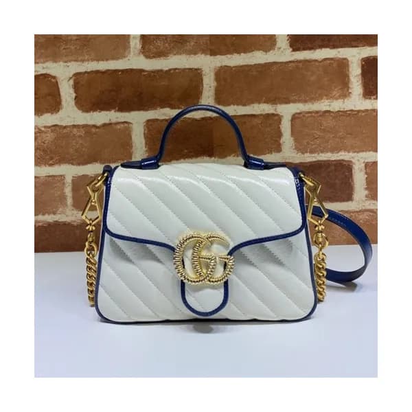 Gucci 2020 GG Marmont Women Tote Shoulder Bag,21CM… - 1