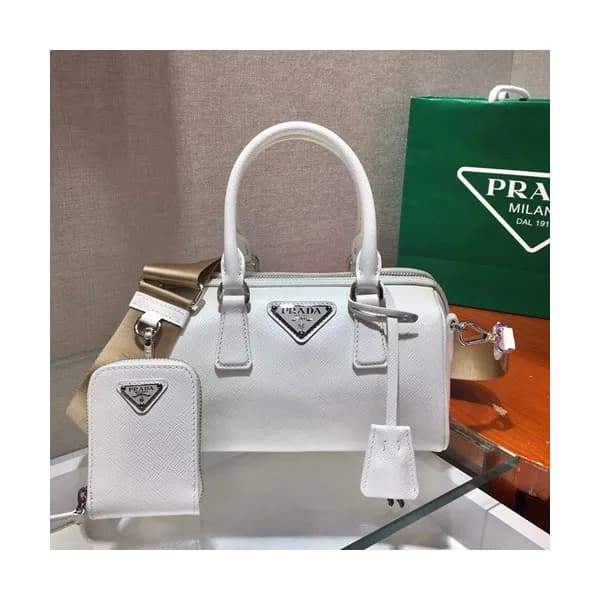 Prada 2020 Leather Tote Shoulder Bag,20CM - 프라다 20… - 1