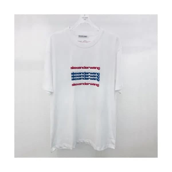 [매장판]Alexsander Wang 2020 Mens Logo Cotton Short S… - 1
