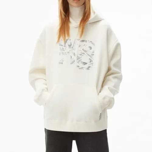 [매장판]Alexsander Wang 2020 Mm/Wm Logo Cotton Hoodie… - 1