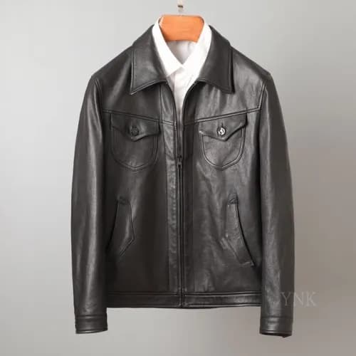 [루이비통]Louis vuitton 2020 Mens Logo Leather Jackets… - 1