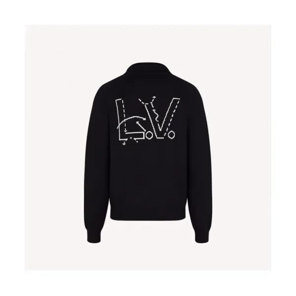 Louis vuitton Mens V-neck Cardigan - 루이비통 남성 브이넥 가… - 1