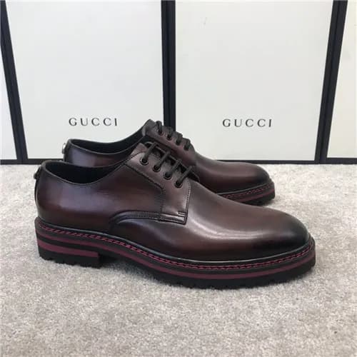Gucci 2020 Men's Leather Oxford Shoes - 구찌 202… - 1