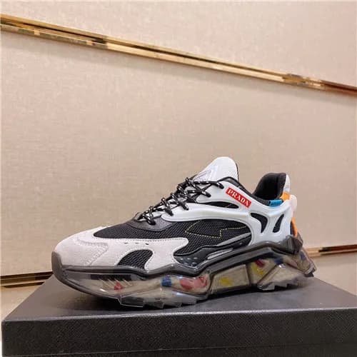 Prada 2021 Men's Leather Running Shoes - 프라다 2… - 1
