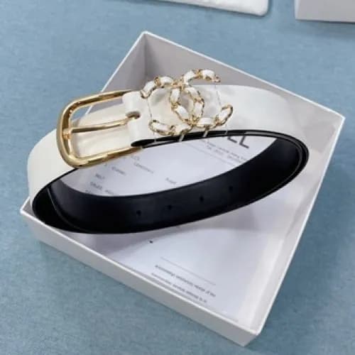 Chanel 2021 Women's Leather Belt,3.0cm - 샤넬 20… - 1