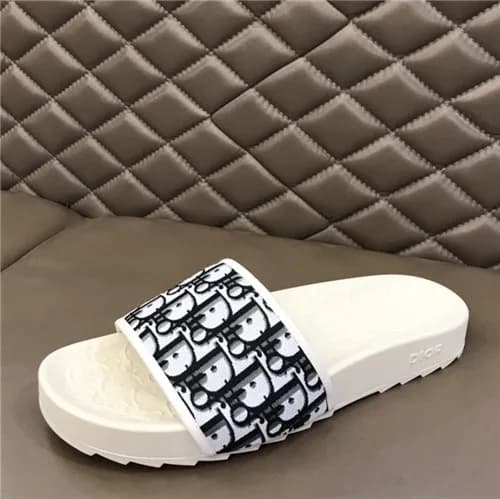Dior 2021 Men's Leather Slipper - 디올 2021 남성용 … - 1