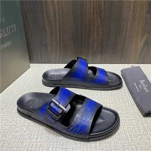 Berluti 2021 Men's Leather Mule,BERTS0241 - 벨루… - 1