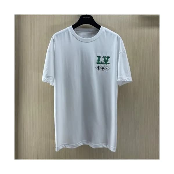 Louis vuitton Mm/Wm Logo Short Sleeved Tshirts Wh… - 1