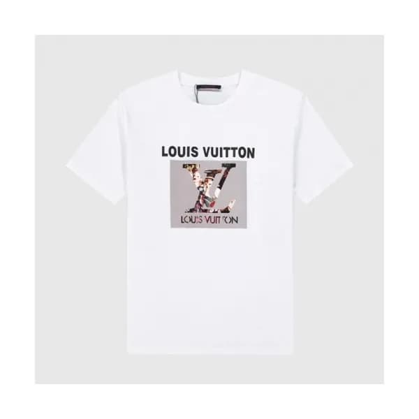 Louis vuitton Mm/Wm Logo Short Sleeved Tshirts Wh… - 1