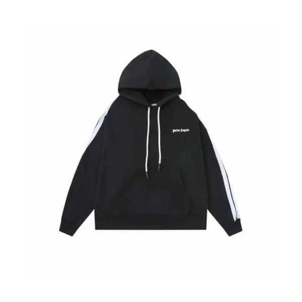 Palm Angels Mm/Wm Logo Cotton Hoodie Black - 팜 엔젤… - 1