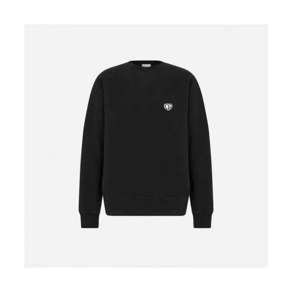 Dior Unisex Retro Logo Tshirts Black - 디올 2021 남/… - 1
