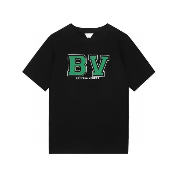 보테가 남성 크루넥 블랙 반팔티 - Mens Black Tshirts - bot0243x - 1