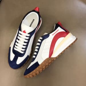디스퀘어드 남성 트렌디 레드 스니커즈 - Mens Red Sneakers - dsq0016…
