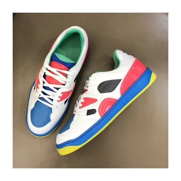구찌 남성 Basket 화이트 스니커즈- Mens White Sneakers - guc04… - 1