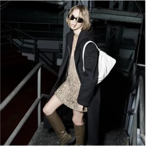 셀린느 여성 Folco 화이트 숄더백 - Womens White Shoulder Bag -… - 1