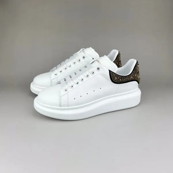 알렉산더맥퀸 남/녀 블랙탭 스니커즈 - Unisex Black Sneakers - alx0… - 1
