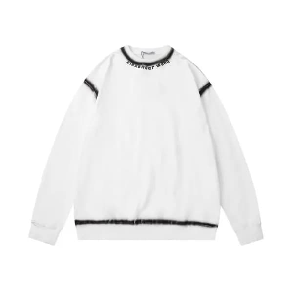 알렉산더왕 남성 모던 화이트 맨투맨 - Mens White Tshirts - alx0206… - 1