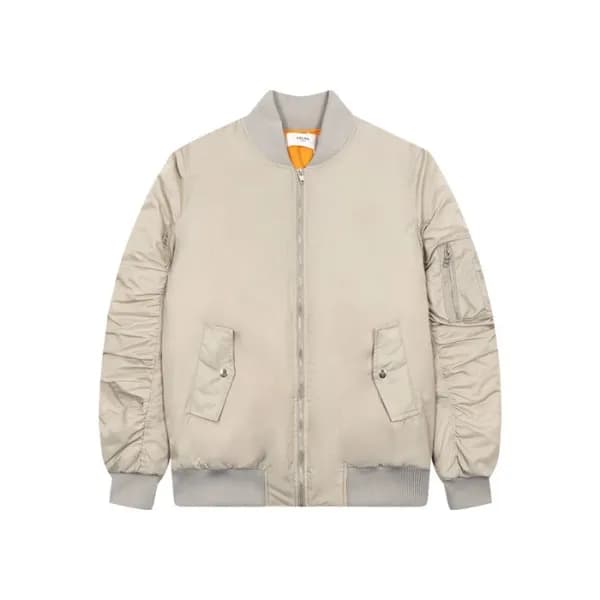 셀린느 남/녀 베이지 다운 자켓 - Celine Unisex Beige Jackets - … - 1