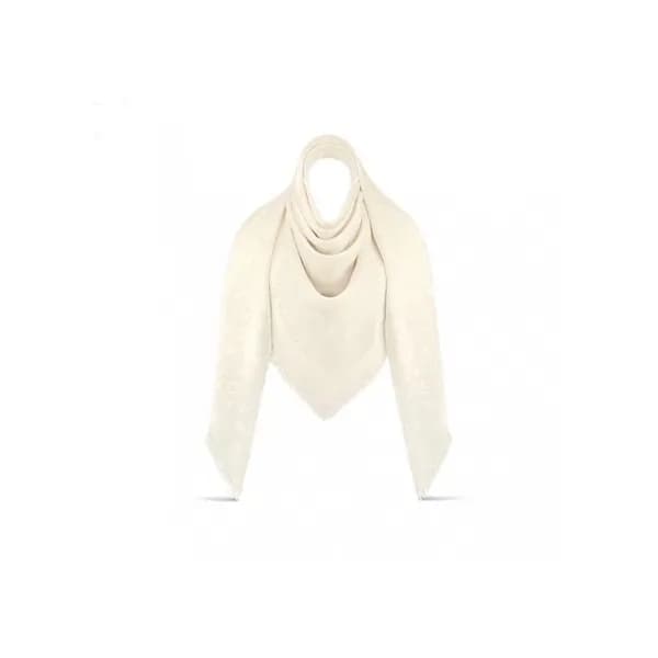 루이비통 여성 아이보리 머플러 - Louis vuitton Womens Ivory Muff… - 1
