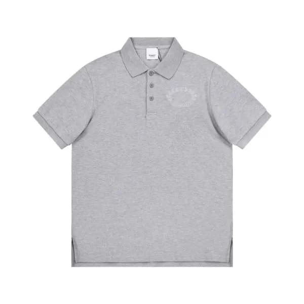 버버리 남성 그레이 폴로 반팔티 - Burberry Mens Gray Tshirts - B… - 1
