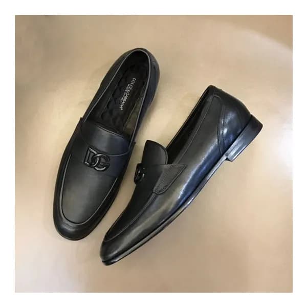 돌체앤가바나 남성 블랙 로퍼 - Dolce&Gabbana Mens Black Loafer … - 1