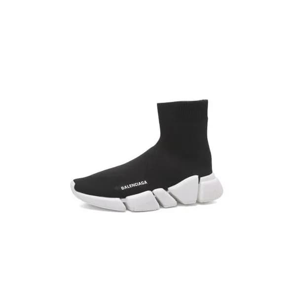 발렌시아가 남/녀 블랙 하이탑 스니커즈 - Balenciaga Unisex Black Sn… - 1