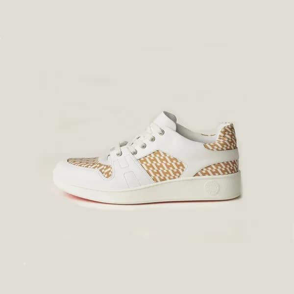 에르메스 남성 오렌지 스니커즈 - Hermes Mens Orange Sneakers - h… - 1
