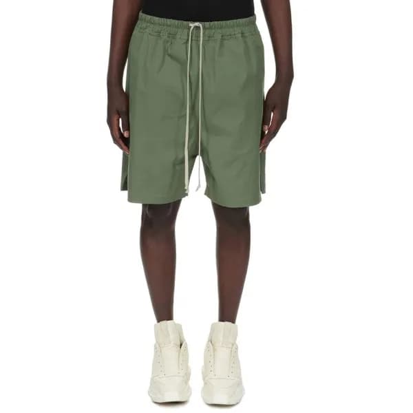 릭오웬스 남성 카키 반바지 - Rick Owens Mens Khaki Half-pants … - 1