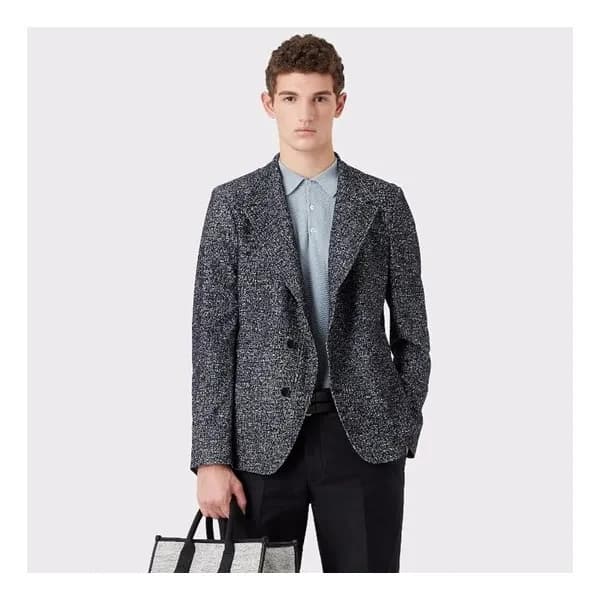 에르메네질도 제냐 남성 블루 폴로 반팔티 - Ermenegildo Zegna Mens Bl… - 1