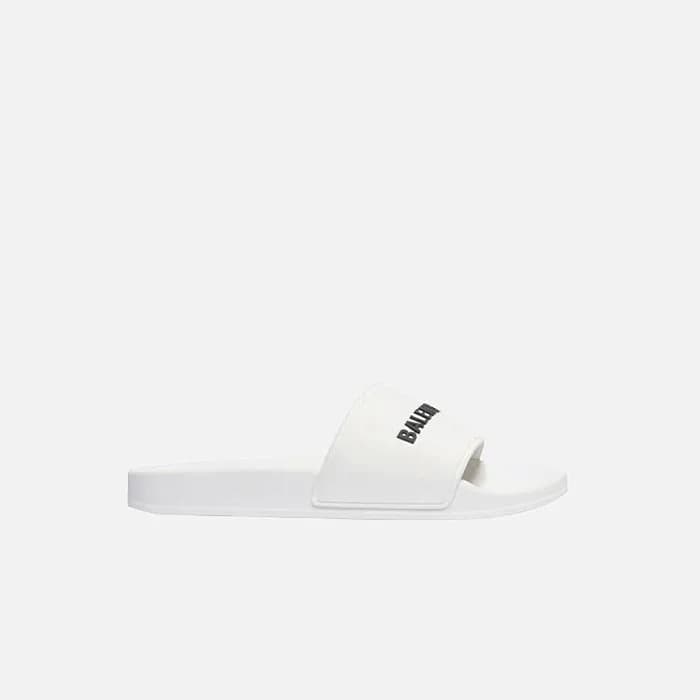 발렌시아가 남성 화이트 풀 슬라이드 샌들 【매장-80만원대】 - Balenciaga Men… - 1