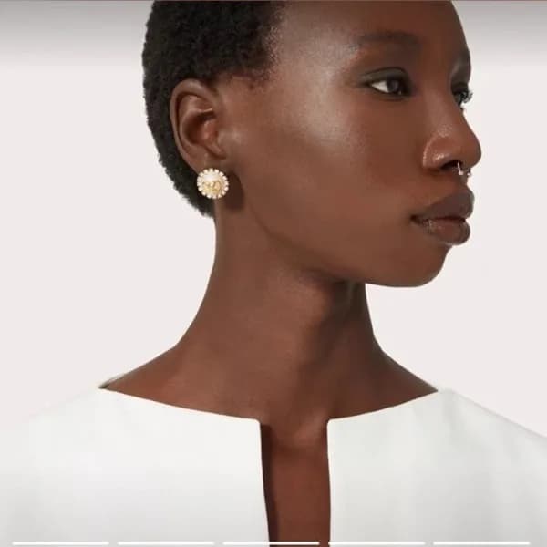 발렌티노 여성 골드 이어링 - Valentino Womens Gold Earring - a… - 1
