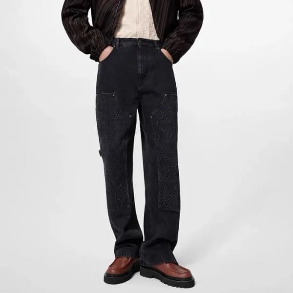 루이비통 남성 모노그램 청바지 - Louis vuitton Mens Monogram Jea… - 1
