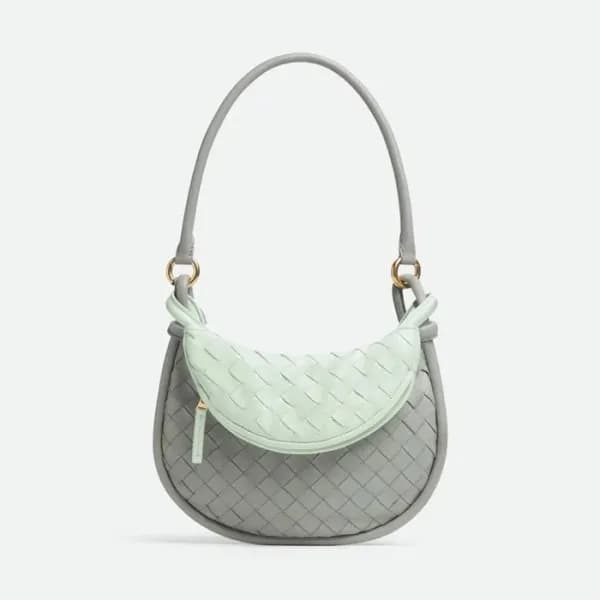 보테가베네타 여성 그레이 숄더백 - Bottega Veneta Womens Gray Sho… - 1