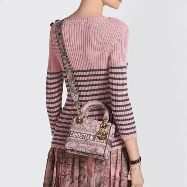 디올 여성 핑크 레이디 백 - Dior Womens Pink Lady Bag - dib50… - 1