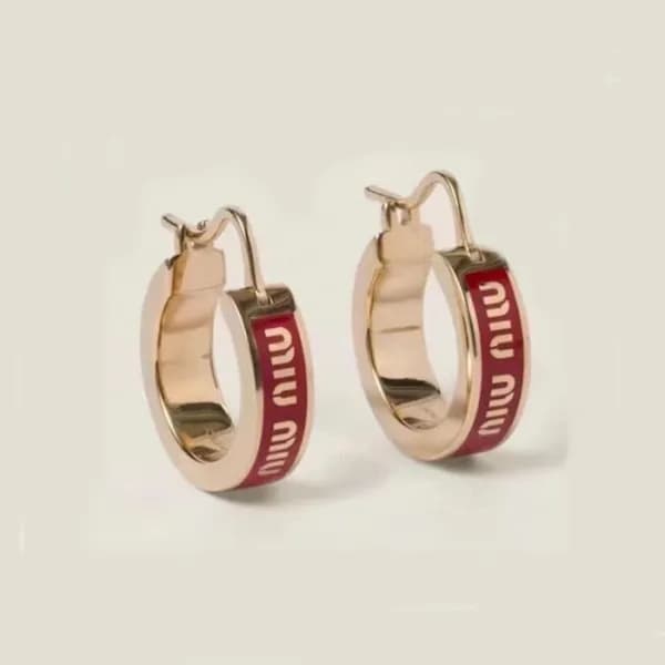 미우미우 여성 골드 이어링 - Miumiu Womens Gold Earring - acc1… - 1